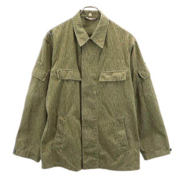 EAST GERMANY ARMY 東ドイツ軍 総柄 ミリタリージャケット カーキ メンズ