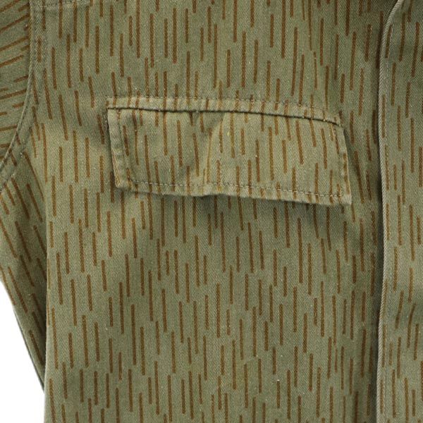 EAST GERMANY ARMY 東ドイツ軍 総柄 ミリタリージャケット カーキ メンズ