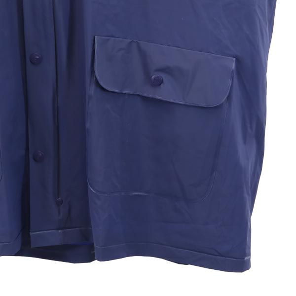 レイン ジャケット M-L ネイビー ベンチレーション メンズ