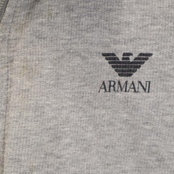 ARMANI JUNIOR アルマーニジュニア ジップ ジャケット 8A 130cm グレー系 キッズ