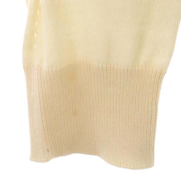 JIL SANDER ジルサンダー イタリア製 カシミヤブレンド 長袖 Vネック セーター 34 ベージュ系 ニット メンズ