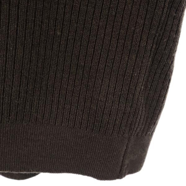 Dunhill ダンヒル 日本製 デサント ウール ニットベスト M ブラウン系 SPORT メンズ