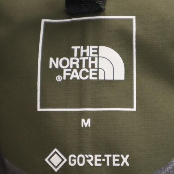 ノースフェイス アウトドア NP12003 ゴアテックス ナイロンジャケット M カーキ THE NORTH FACE レインウェア 収納袋付き メンズ