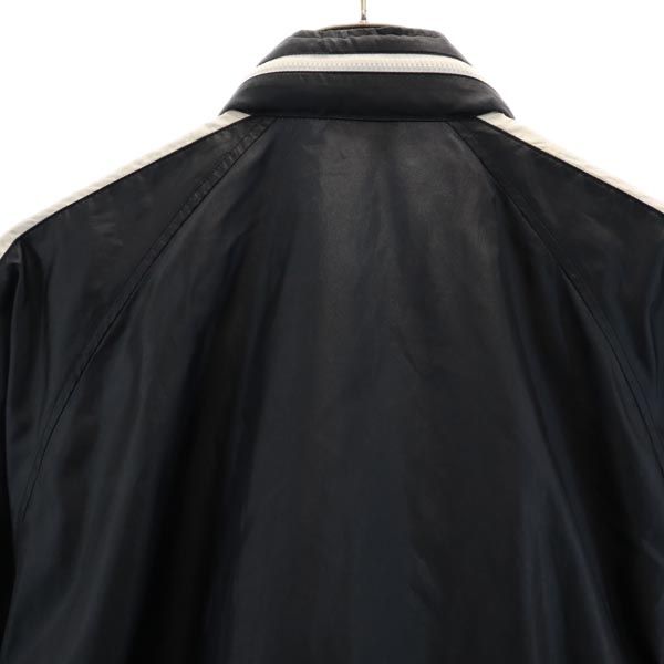 PUMA プーマ ナイロンジャケット ブラック×ホワイト メンズ