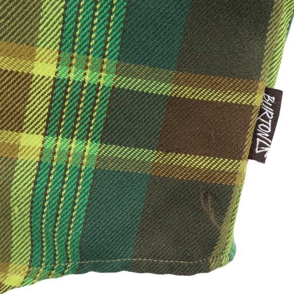 BURTON バートン 長袖 チェックシャツ S グリーン系 メンズ