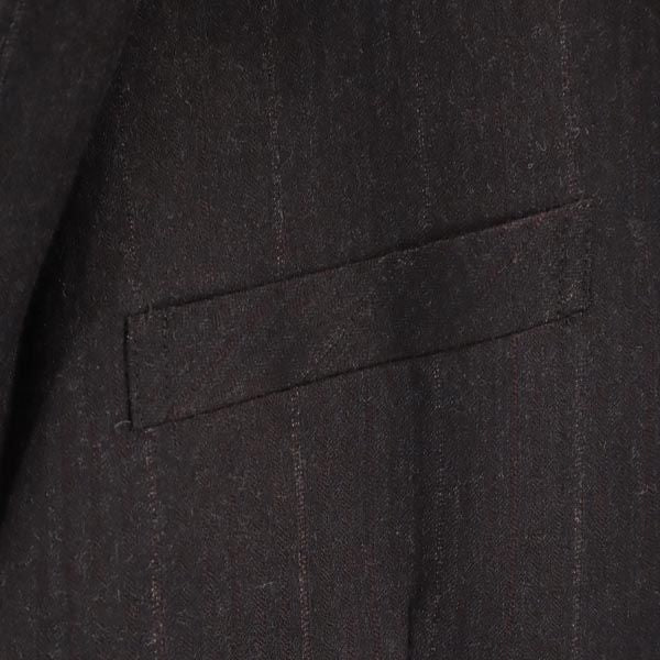 KATHARINE HAMNETT キャサリンハムネット ウールブレンド ストライプ テーラードジャケット L グレー系 メンズ