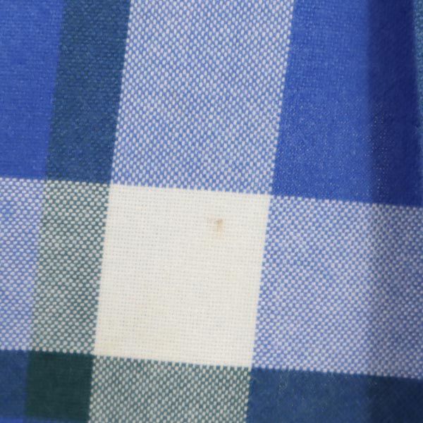 IZOD アイゾッド 90s オールド チェック 長袖 ボタンダウンシャツ M ブルー メンズ