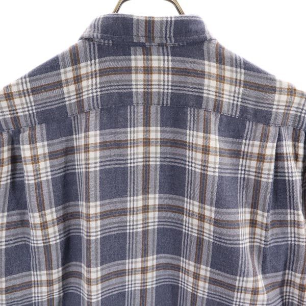 ノースフェイス アウトドア NR61607 長袖 チェックシャツ M ネイビー系 THE NORTH FACE メンズ