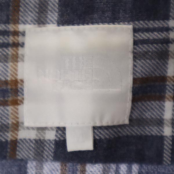 ノースフェイス アウトドア NR61607 長袖 チェックシャツ M ネイビー系 THE NORTH FACE メンズ