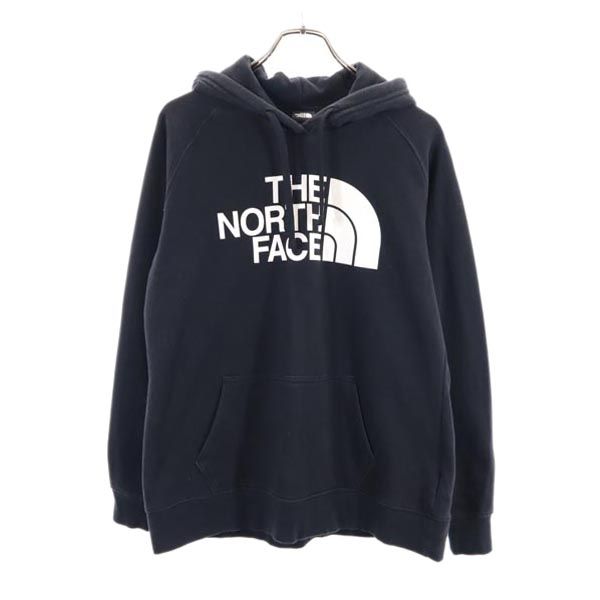 THE NORTH FACE ノースフェイス アウトドア 長袖 スウェットパーカー L ブラック 裏起毛 レディース