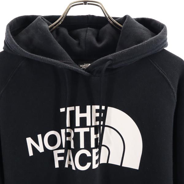 THE NORTH FACE ノースフェイス アウトドア 長袖 スウェットパーカー L ブラック 裏起毛 レディース