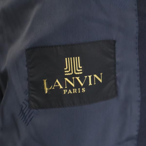 LANVIN ランバン モヘアブレンド テーラードジャケット ST46-54 ネイビー メンズ