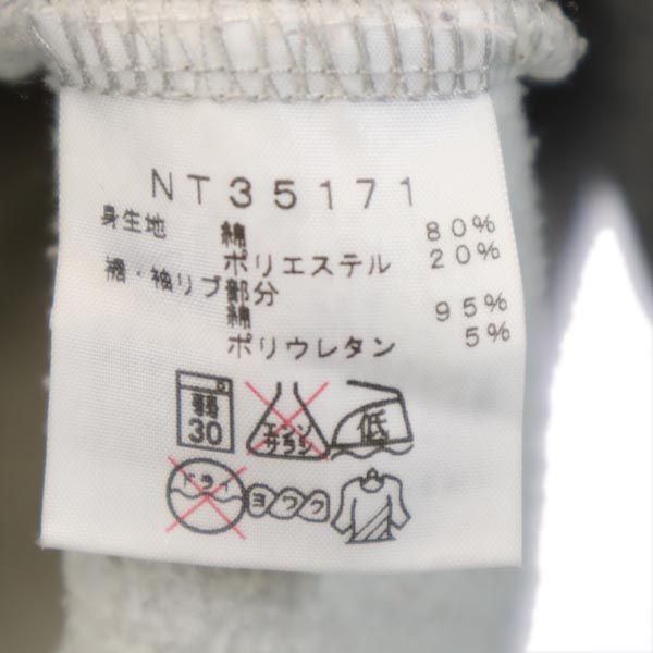 ノースフェイス アウトドア NT35171 長袖 ジップパーカー M グレー THE NORTH FACE 裏起毛 メンズ