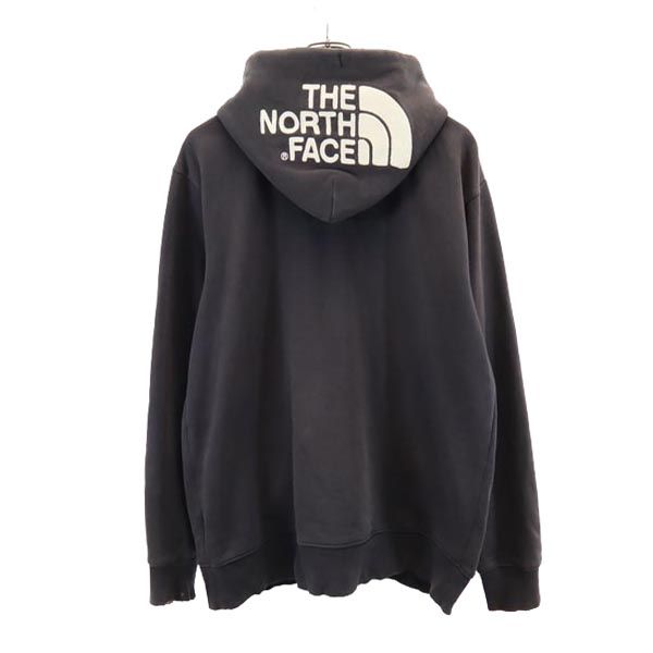 THE NORTH FACE ノースフェイス アウトドア NT11530 長袖 ジップパーカー M 黒系 裏起毛 メンズ