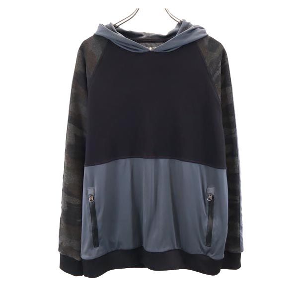 HYDROGEN ハイドロゲン 長袖 スウェットパーカー L 黒系 メンズ