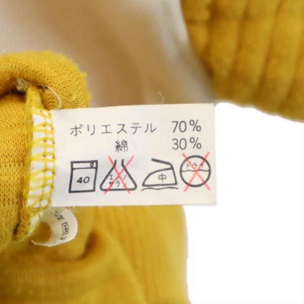 MIKI SPORTS COLLECTION ミキスポーツコレクション 長袖 スウェット ハーフジップ トレーナー M イエロー系 メンズ