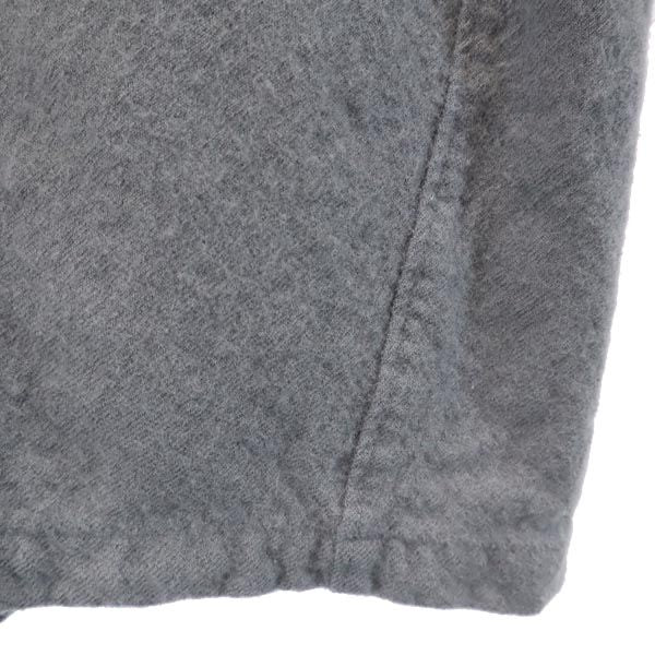 Pierre Cardin ピエールカルダン カシミヤウール 長袖 シャツ M グレー 起毛 レディース