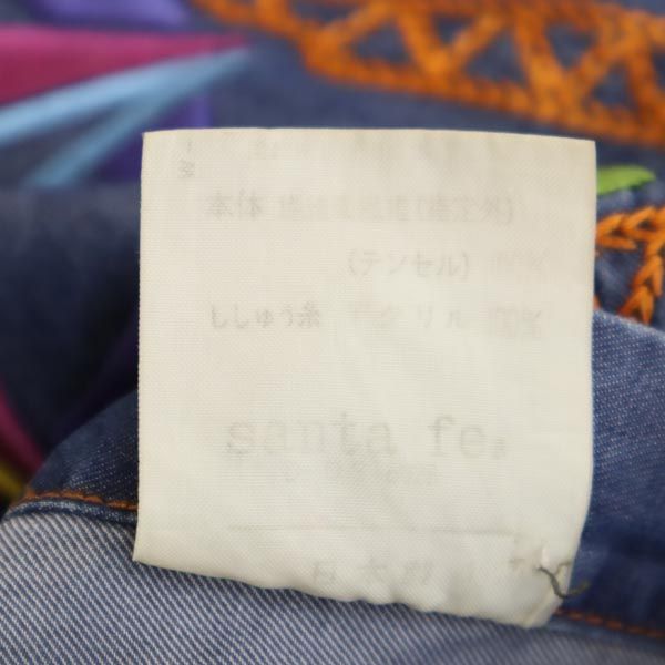 サンタフェ 日本製 長袖 シャンブレーシャツ 4 ネイビー santa fe メンズ