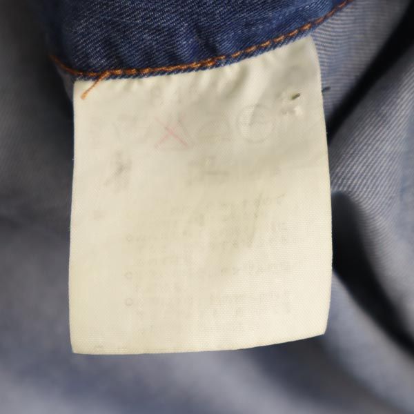 サンタフェ 日本製 長袖 シャンブレーシャツ 4 ネイビー santa fe メンズ