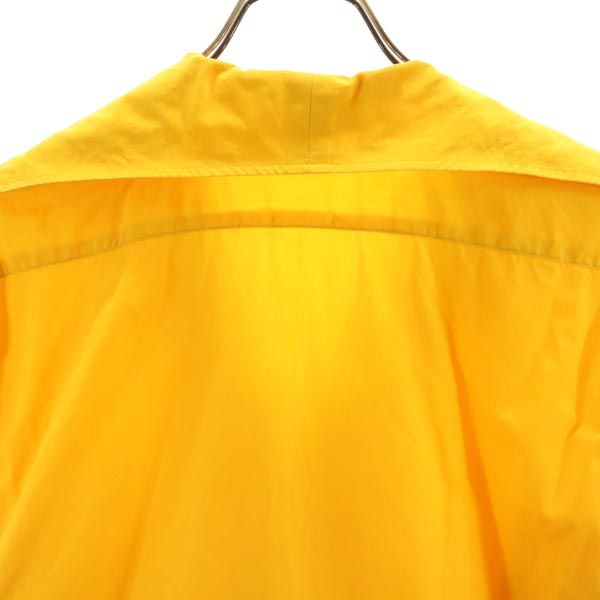 KENZO ケンゾー 日本製 長袖 セーラーカラー シャツ M イエロー レディース