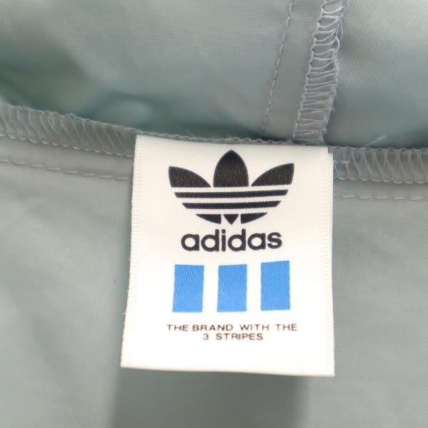 adidas アディダス 80s ヴィンテージ デサント 日本製 AD-4711 トレフォイルロゴ ナイロンジャケット L-O グレー系 パーカー メンズ