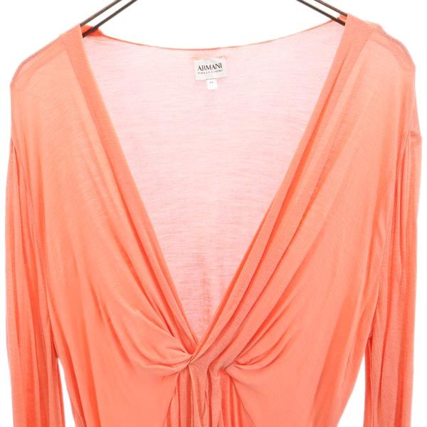 ARMANI COLLEZIONI アルマーニコレッツォーニ 長袖 チュニック 42 オレンジ系 レディース
