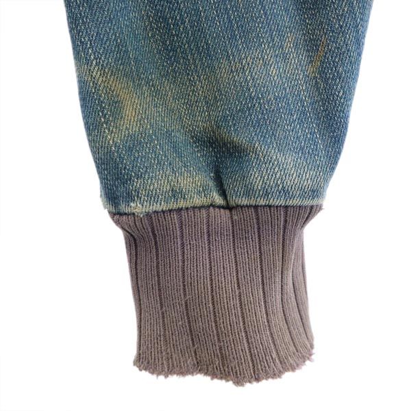 Levi's リーバイス 00s ユーロリーバイス チュニジア製   3200-1144 ノーカラー ジップ デニムジャケット S Gジャン レディース