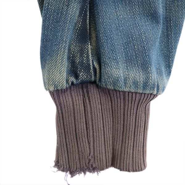 Levi's リーバイス 00s ユーロリーバイス チュニジア製   3200-1144 ノーカラー ジップ デニムジャケット S Gジャン レディース