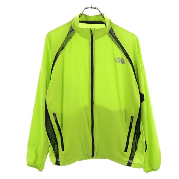THE NORTH FACE ノースフェイス アウトドア NP11015 ジップアップ ナイロンジャケット L グリーン系 メンズ