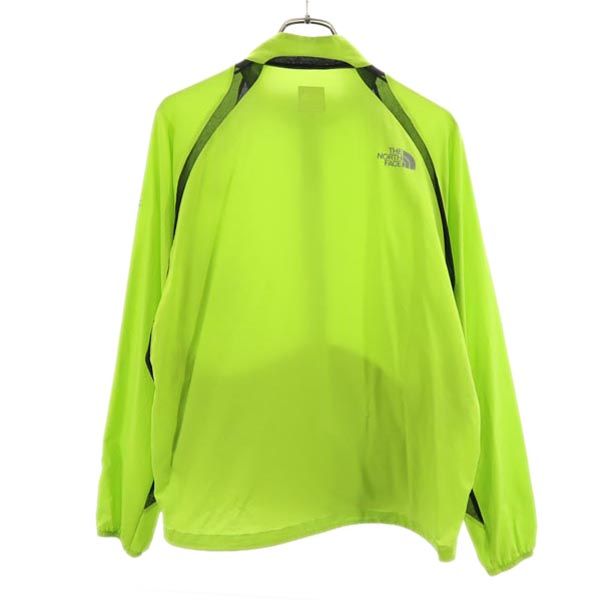THE NORTH FACE ノースフェイス アウトドア NP11015 ジップアップ ナイロンジャケット L グリーン系 メンズ