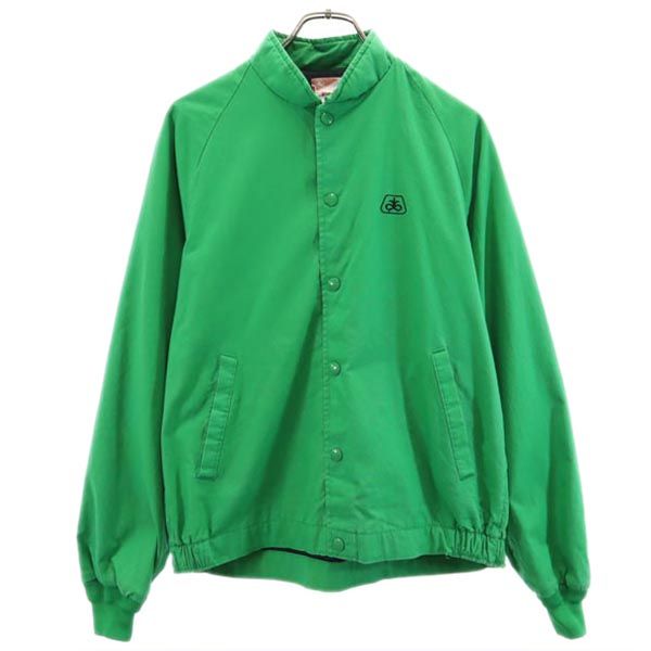 Farmer 80s ヴィンテージ ジャケット M グリーン 裏トリコット 刺繍 メンズ