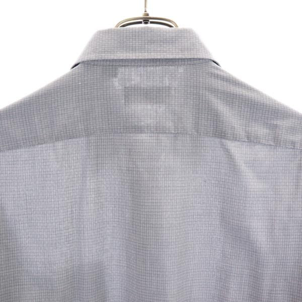 クリスチャンディオールムッシュ 90s オールド USA製 総柄 長袖 シャツ 15 1/2 グレー系 Christian Dior MONSIEUR メンズ