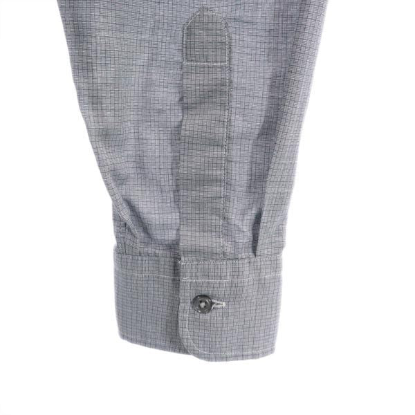 クリスチャンディオールムッシュ 90s オールド USA製 総柄 長袖 シャツ 15 1/2 グレー系 Christian Dior MONSIEUR メンズ