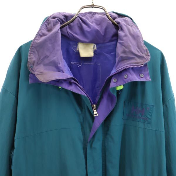 HELLY HANSEN ヘリーハンセン ナイロンジャケット XL グリーン系 フード メンズ