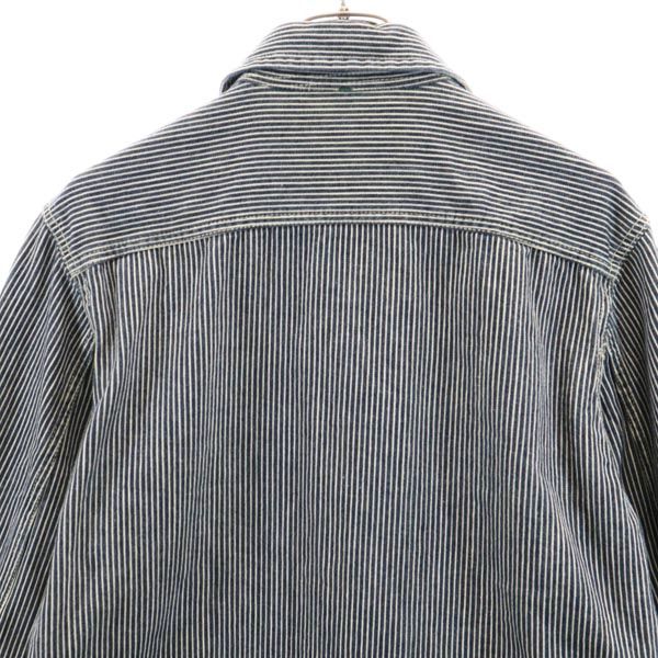 TRAVERSE トラバース 日本製 ヒッコリー ジャケット 3 ネイビー系 ジップ メンズ