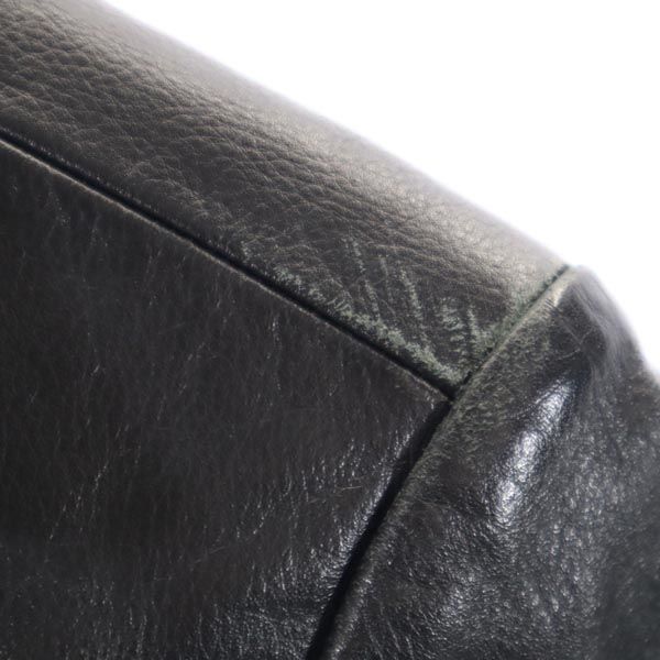 RRL ダブルアールエル 中綿 レザージャケット M ブラック 本革 本皮 レディース