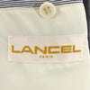 ランセル 日本製 ストライプ ジャケット L ネイビー LANCEL ブルゾン メンズ