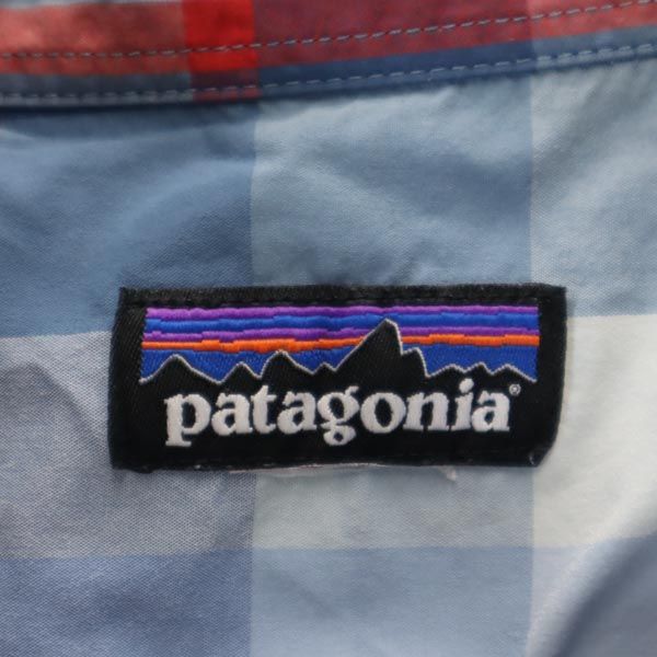 patagonia パタゴニア チェック 長袖 シャツ ブルー系 メンズ