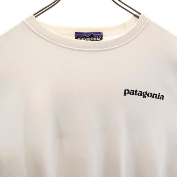 パタゴニア バックプリント 長袖 スウェット トレーナー ホワイト系 patagonia メンズ