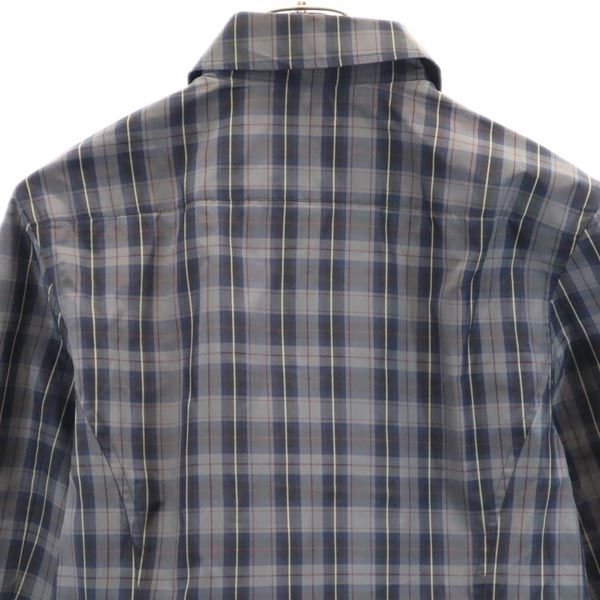 アーペーセー 日本製 チェック 長袖 シャツ 1 グレー系 A.P.C. メンズ