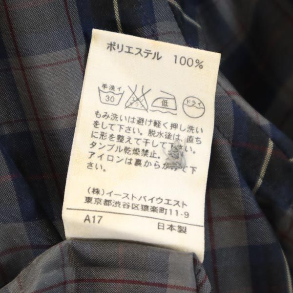 アーペーセー 日本製 チェック 長袖 シャツ 1 グレー系 A.P.C. メンズ
