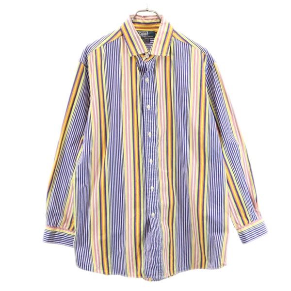 Polo by Ralph Lauren ポロバイラルフローレン ストライプ 長袖 シャツ LL メンズ