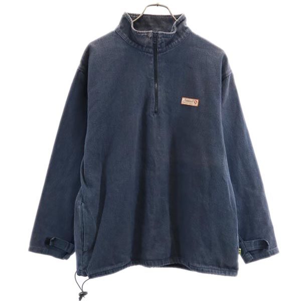 stewart surfbord ステュワートサーフボード デニム ハーフジップ プルオーバー ジャケット S メンズ