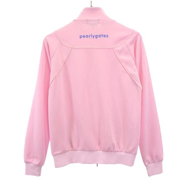 PEARLY GATES パーリーゲイツ ゴルフ 長袖 ジップジャケット 1 ピンク系 ブルゾン レディース