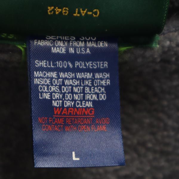 COMPOSIION USA製 ハーフジップ フリースジャケット L グレー プルオーバー メンズ