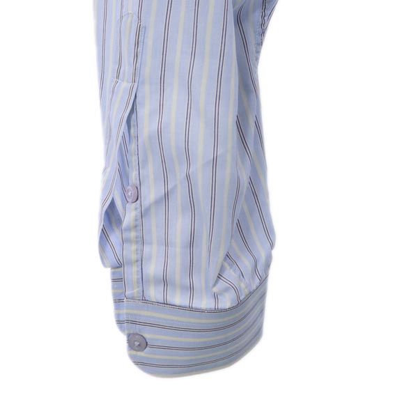 KENZO HOMME ケンゾーオム ストライプ柄 長袖 シャツ 3 ブルー系 メンズ