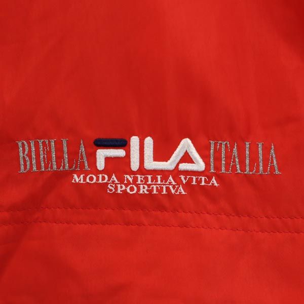 FILA フィラ BIELLA ITALIA ブルゾン S レッド ジャケット メンズ
