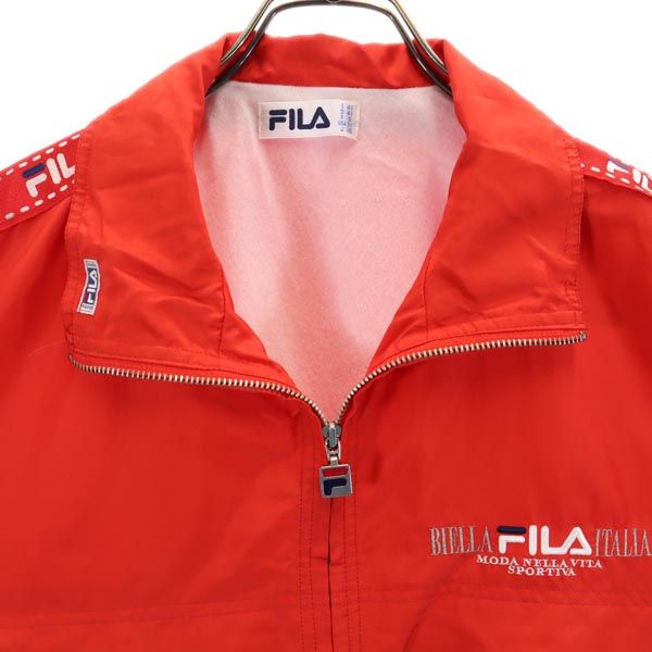 FILA フィラ BIELLA ITALIA ブルゾン S レッド ジャケット メンズ