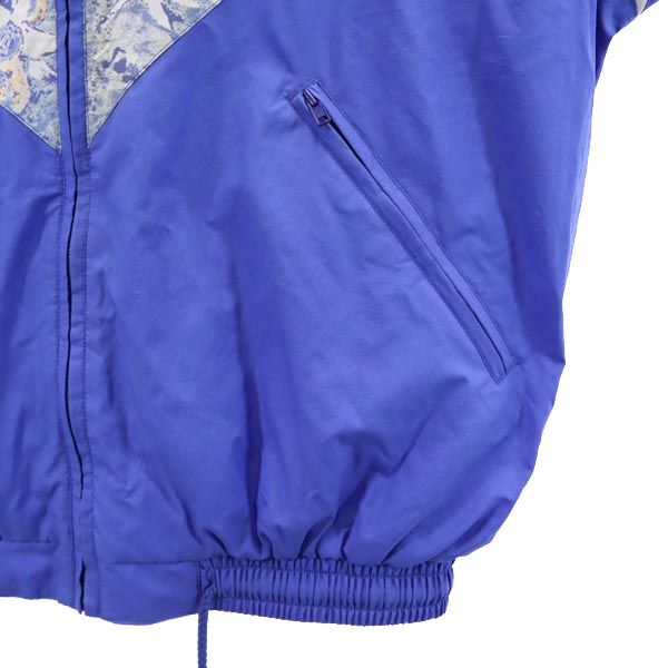 ellesse エレッセ オールド 切替 ブルゾン 42 パープル ジャケット レディース