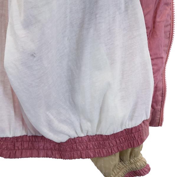 ACTIVE STUFF アクティブスタッフ 90s オールド フリース切替 ナイロンジャケット XL 水色×ピンク×ベージュ ジャンパー メンズ